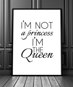 plakat królowa i księżniczka