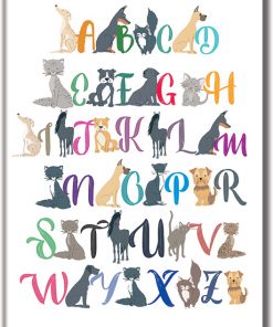 plakaty z alfabetem