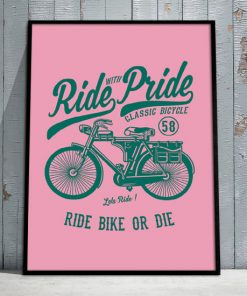 plakaty z rowerami