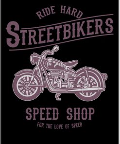 plakaty z motocyklami