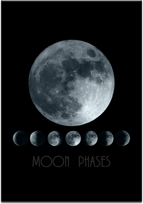 plakat księżycowy