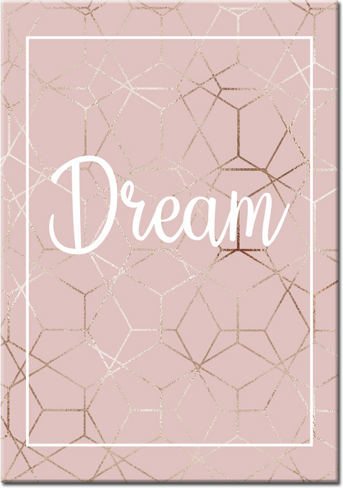 Plakat z napisem dream