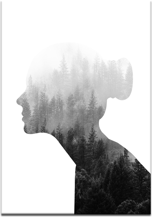 las i kobieta na plakacie