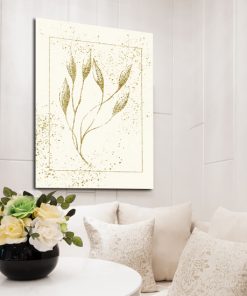 Plakat z motywem roślinnym do salonu