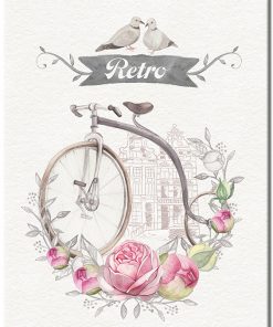 Plakat z motywem bicykla