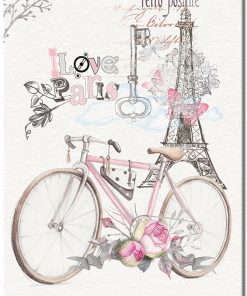 Plakat z motywem roweru