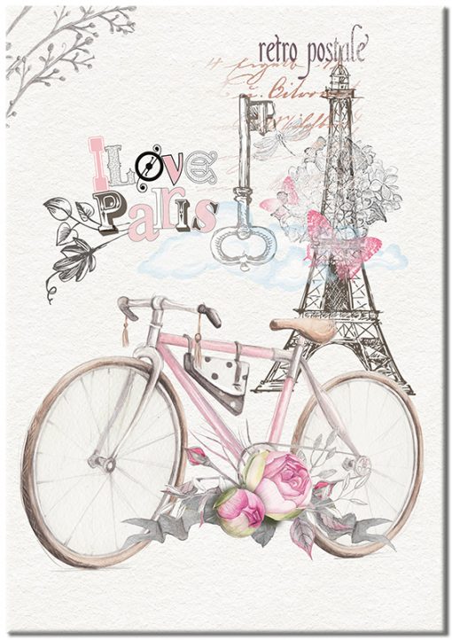 Plakat z motywem roweru