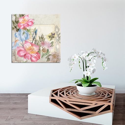 Plakat z motywem kwiatów do salonu