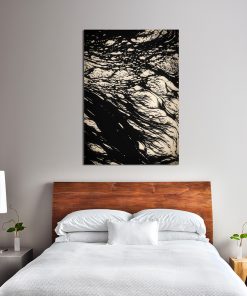 Plakat z motywem abstrakcji do sypialni