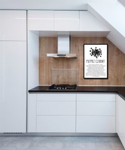 Typograficzny plakat do kuchni