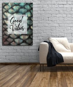 good vibes jako dekoracja