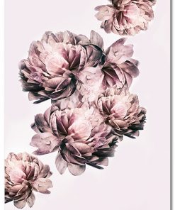 różowe kwiaty jako plakat