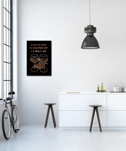 Lustrzany plakat do ozdoby kuchni