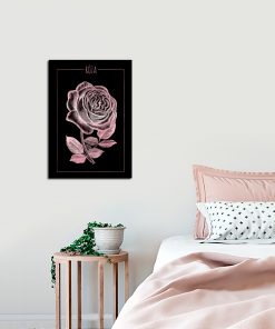 Plakat rose gold do sypialni