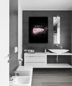 Plakat lustrzany do ozdoby łazienki