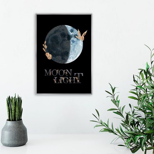 Plakat napis moonlight