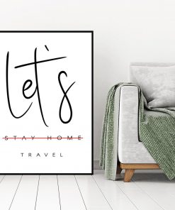 Plakat napis o podróżowaniu