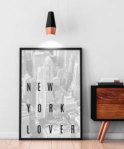 Plakat z motywem Nowego Jorku