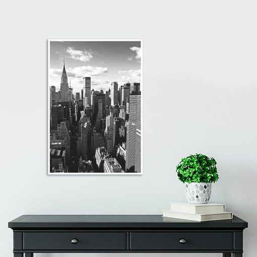 Plakat panorama Nowego Jorku