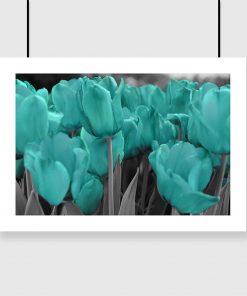 plakat do sypialni z motywem tulipanów