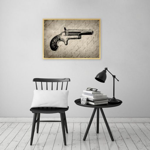 plakat z bronią
