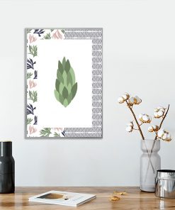 plakat salonowy z motywem roślinnym