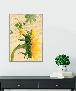 plakat do salonu z motywem kwiatów