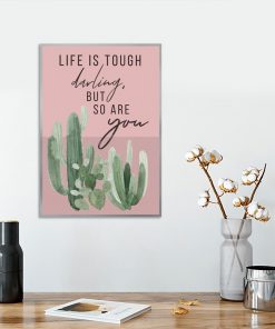 plakat przedstawiający kaktusa