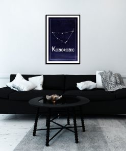 plakat ze znakiem zodiaku