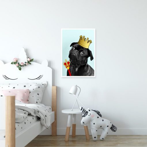 plakat dla dziecka z psem