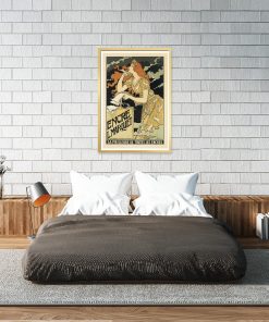 plakat do sypialni w stylu vintage