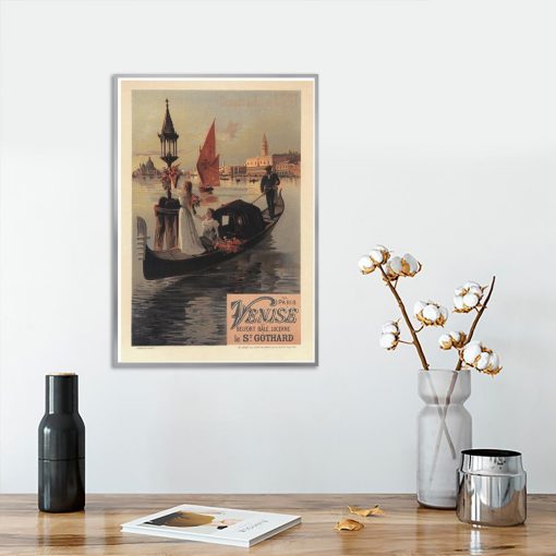 plakat do salonu przedstawiający wenecki krajobraz