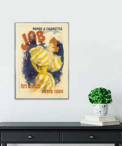 plakat z ilustracją kobiety