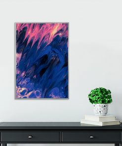 fioletowa dekoracja jako abstrakcja