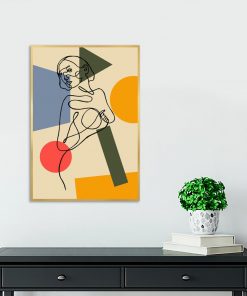 minimalizm na plakacie do salonu