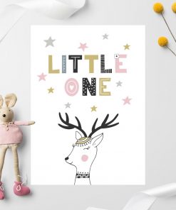 plakat z napisem „Little one”