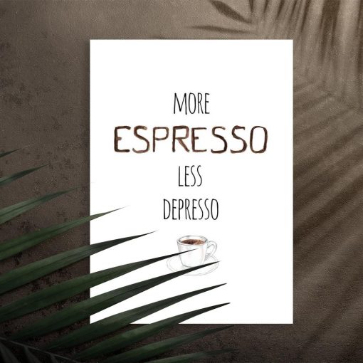 plakat ścienny o espresso