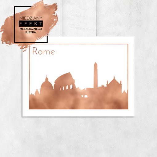 plakat z napisem Rome