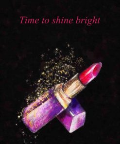 Plakat z napisem - Time to shine bright