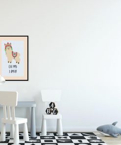 Plakat do pokoju dziecięcego - Oh my lama!