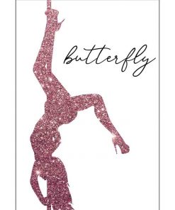 Plakat z napisem - Butterfly
