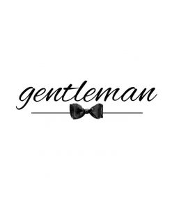Plakat z napisem - Gentleman