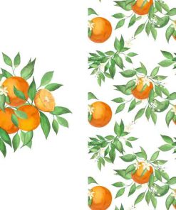 Plakat dyptyk z pomarańczami
