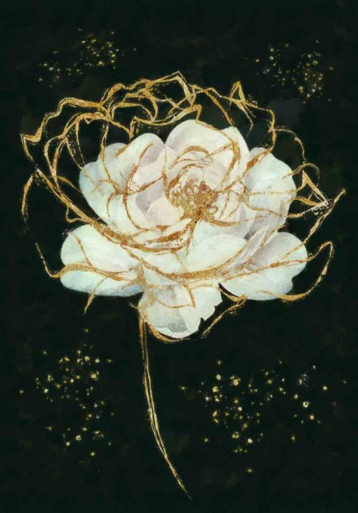 Plakat przedstawiający różę