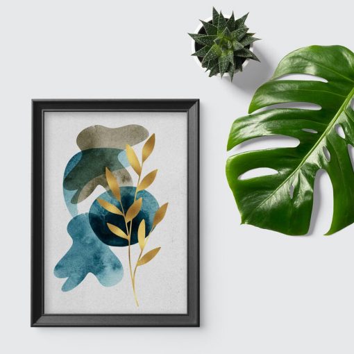 Plakat z motywem rośliny do pokoju