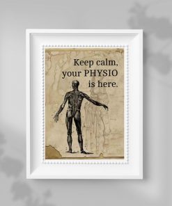Plakat dla fizjoterapeutów - Keep calm
