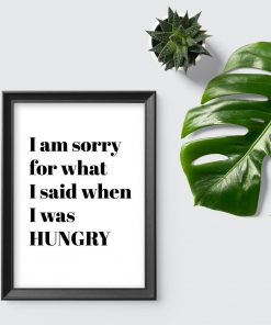 Plakat do sypialni - Hungry