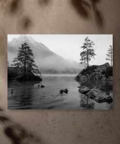 Plakat do salonu - Jezioro i drzewa