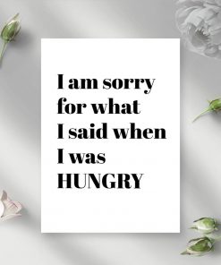 Plakat do przedpokoju - Hungry