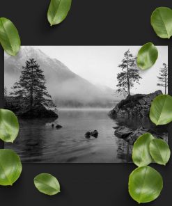 Plakat do biura podróży - Jezioro i drzewa